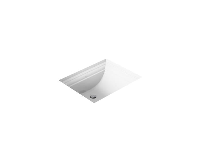 Kohler - Memoirs 20 Inch Rectangular Undermount Bathroom Sink With Overflow