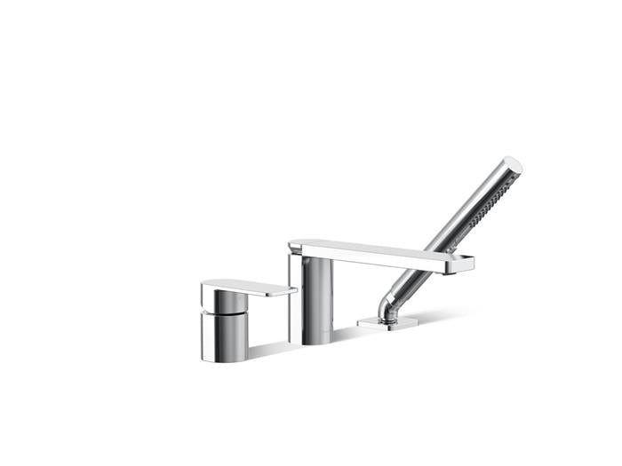 Kohler - Parallel Deck-Mount Bath Faucet With Handshower