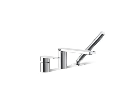 Kohler - Parallel Deck-Mount Bath Faucet With Handshower