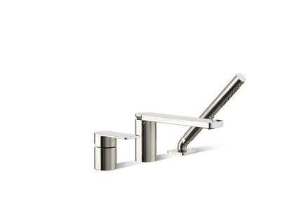 Kohler - Parallel Deck-Mount Bath Faucet With Handshower