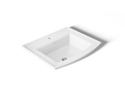 Kohler - Archer 22-3/4 Inch Rectangular Drop-In Bathroom Sink - Single Hole
