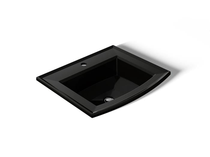 Kohler - Archer 22-3/4 Inch Rectangular Drop-In Bathroom Sink - Single Hole
