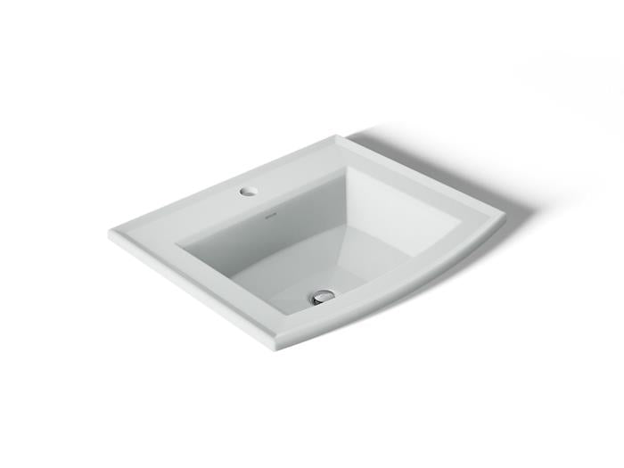 Kohler - Archer 22-3/4 Inch Rectangular Drop-In Bathroom Sink - Single Hole