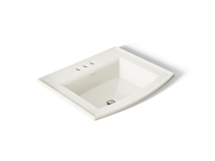 Kohler - Archer 22-3/4 Inch Rectangular Drop-In Bathroom Sink - 4 Cc Holes
