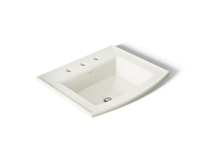 Kohler - Archer 22-3/4 Inch Rectangular Drop-In Bathroom Sink - 8 Cc Holes