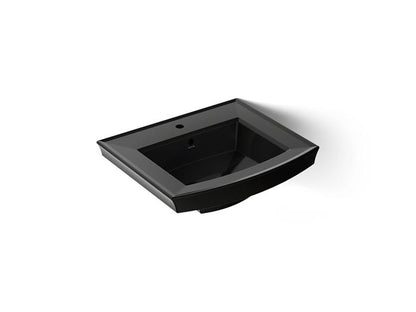 Kohler - Archer 24 Inch Rectangular Pedestal Basin Only - Single Hole
