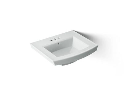 Kohler - Archer 24 Inch Rectangular Pedestal Basin Only - 4 Cc Holes
