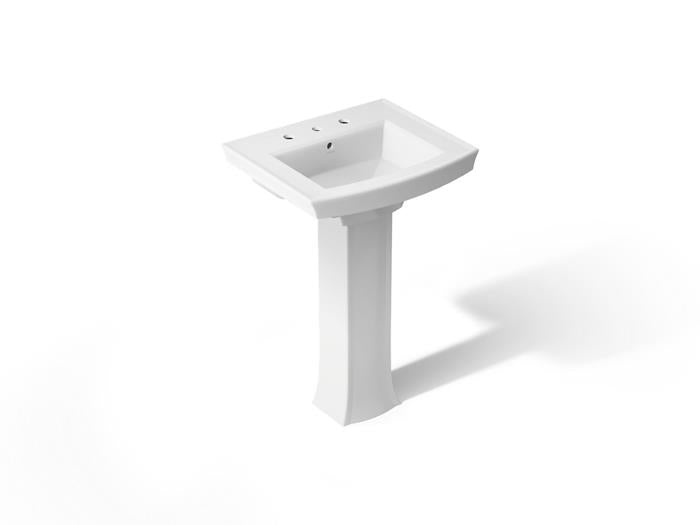 Kohler - Archer Pedestal Lavatory, 8 Cc