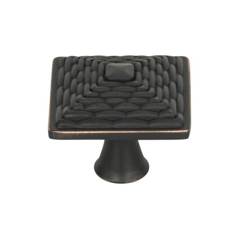 Atlas Homewares - Mandalay 1 1/4 Inch Length Square Knob