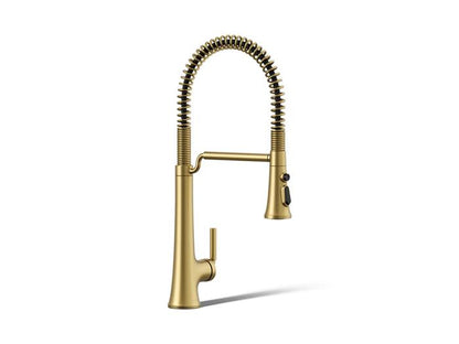Kohler - Tone Semi-Professional Pull-Down Kitchen Sink Faucet With Three-Function Sprayhead