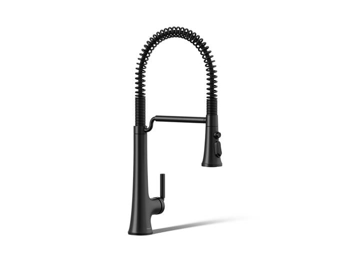 Kohler - Tone Semi-Professional Pull-Down Kitchen Sink Faucet With Three-Function Sprayhead