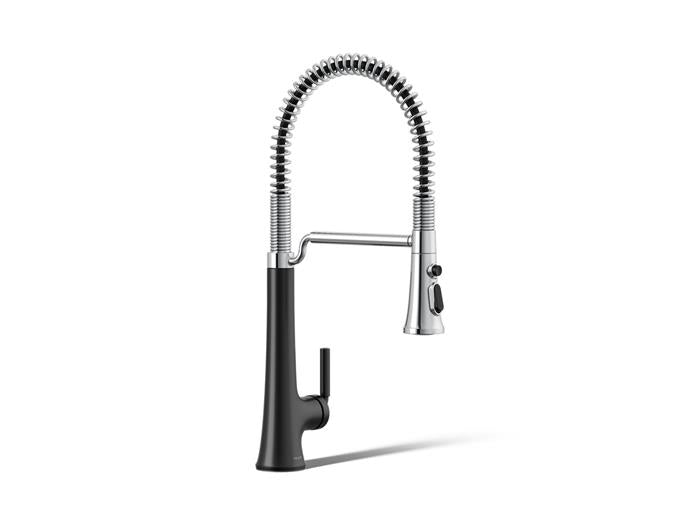 Kohler - Tone Semi-Professional Pull-Down Kitchen Sink Faucet With Three-Function Sprayhead