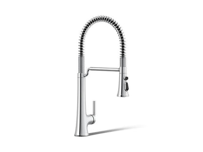 Kohler - Tone Semi-Professional Pull-Down Kitchen Sink Faucet With Three-Function Sprayhead