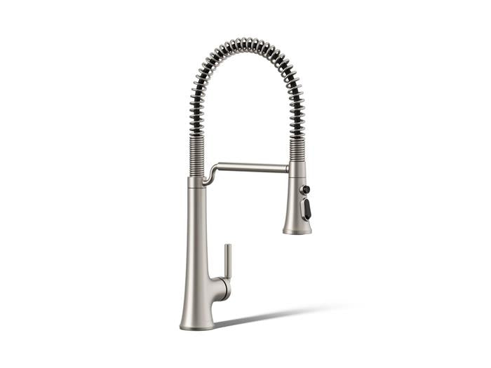 Kohler - Tone Semi-Professional Pull-Down Kitchen Sink Faucet With Three-Function Sprayhead