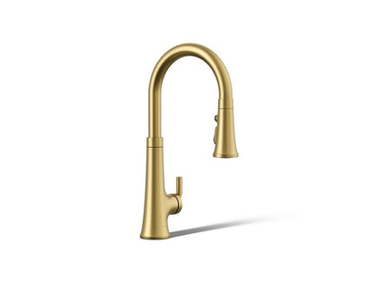 Kohler - Tone Touchless Pull-Down Kitchen Sink Faucet With Three-Function Sprayhead