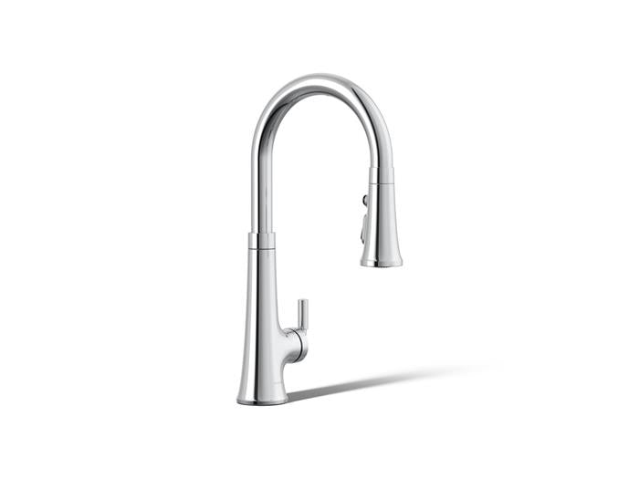 Kohler - Tone Touchless Pull-Down Kitchen Sink Faucet With Three-Function Sprayhead