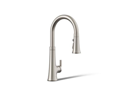 Kohler - Tone Touchless Pull-Down Kitchen Sink Faucet With Three-Function Sprayhead With Konnect