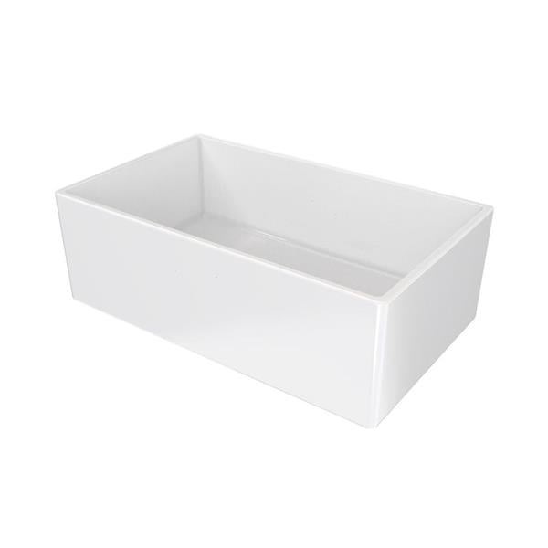 Maidstone - 30 Inch Drop-In Fireclay Kitchen Sink - White