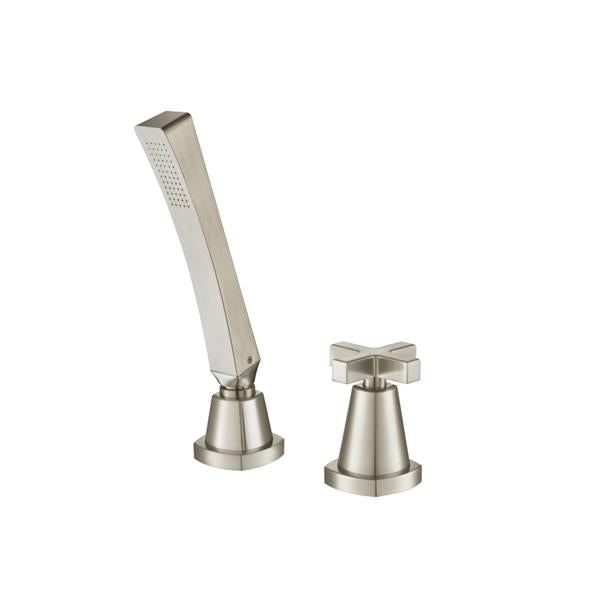 Flusso - Deck Diverter With Holder & Hose