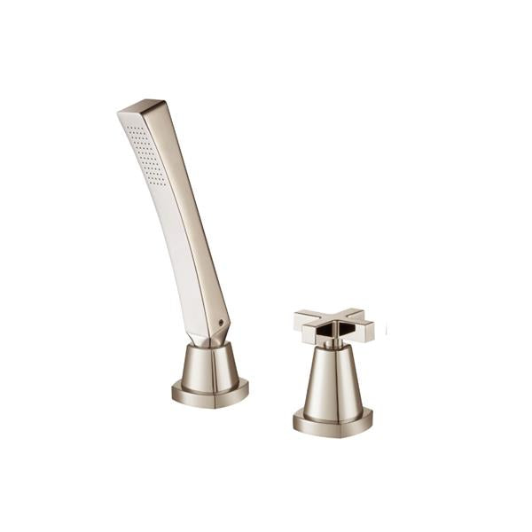 Flusso - Deck Diverter With Holder & Hose
