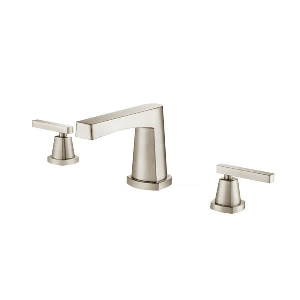Flusso - Three Hole 8 Inch Widespread Two Handle Bathroom Faucet