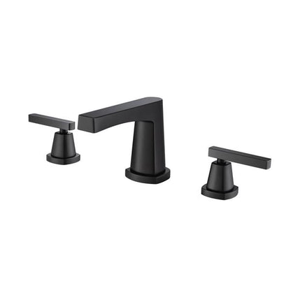 Flusso - Three Hole 8 Inch Widespread Two Handle Bathroom Faucet