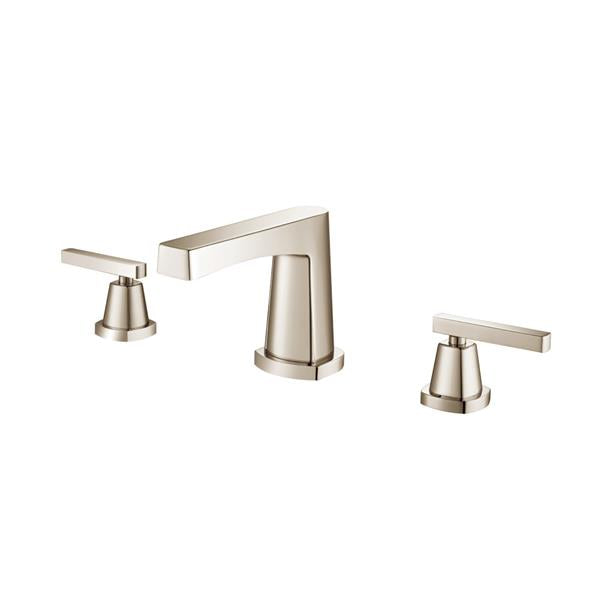 Flusso - Three Hole 8 Inch Widespread Two Handle Bathroom Faucet
