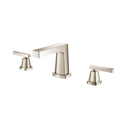 Flusso - Three Hole 8 Inch Widespread Two Handle Bathroom Faucet