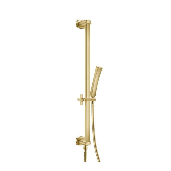 Flusso - Hand Shower Set with Slide Bar, Integrated Elbow & Hose