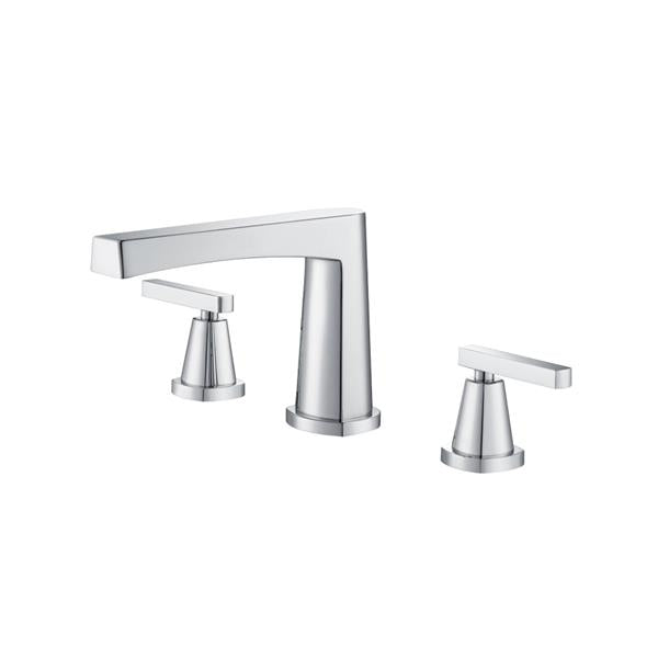 Flusso - 3 Hole Deck Mount Roman Tub Faucet