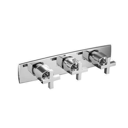 Isenberg - Trim For Horizontal Thermostatic Valve with 2 Volume Controls