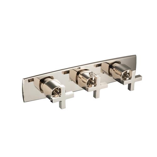 Isenberg - Trim For Horizontal Thermostatic Valve with 2 Volume Controls