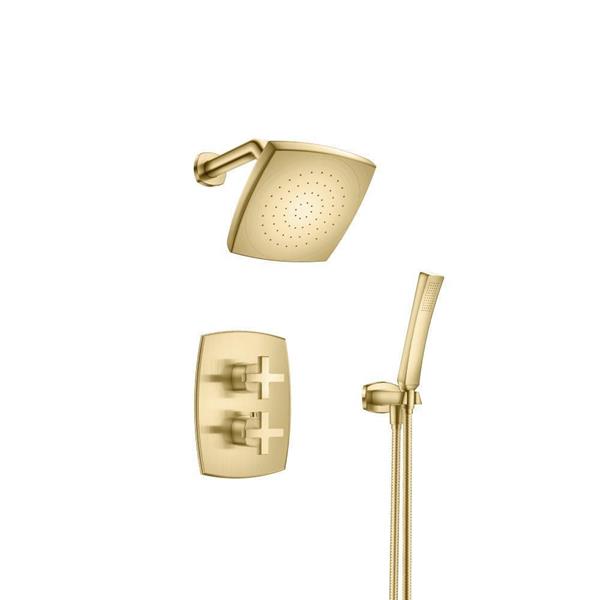 Flusso - Two Output Shower Set With Shower Head And Hand Held