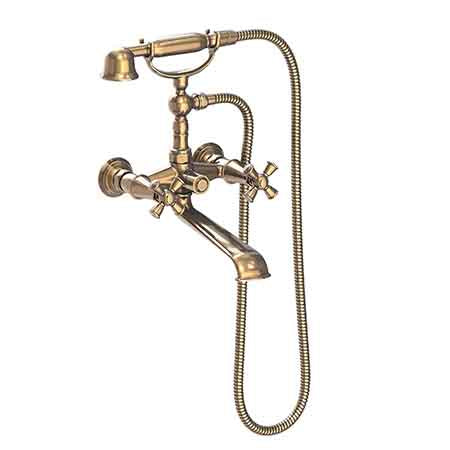 Newport Brass - Exposed Tub & Hand Shower Set - Wall Mount