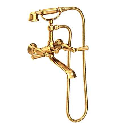 Newport Brass - Exposed Tub & Hand Shower Set - Wall Mount