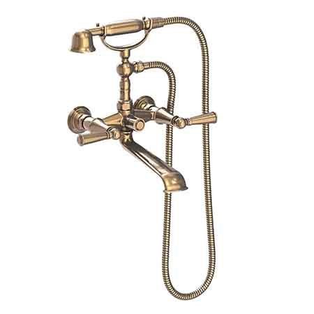 Newport Brass - Exposed Tub & Hand Shower Set - Wall Mount