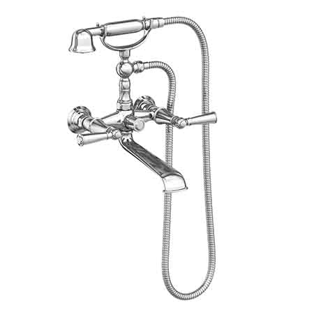 Newport Brass - Exposed Tub & Hand Shower Set - Wall Mount