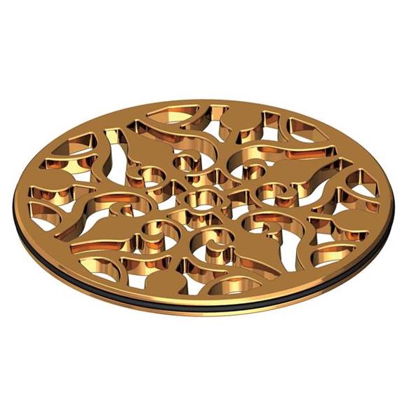 Newport Brass - 4 Inch Round Shower Drain