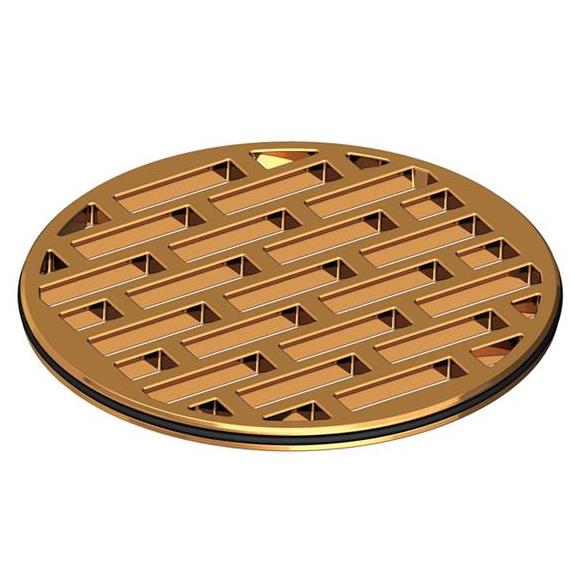 Newport Brass - 4 Inch Round Shower Drain