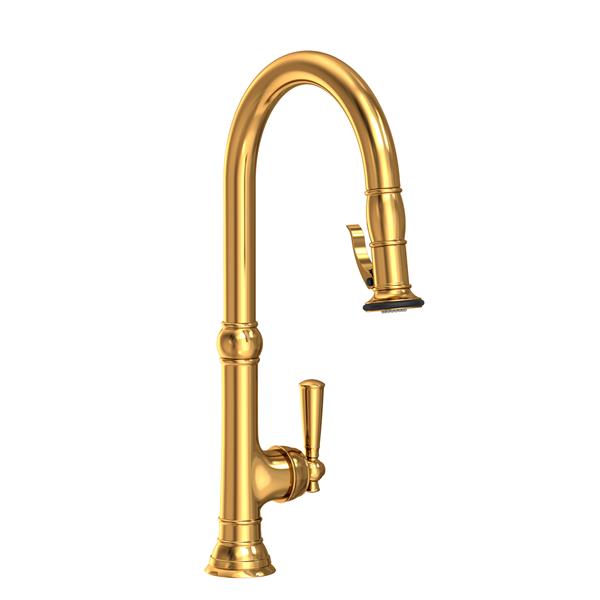 Newport Brass - Jacobean Pull-Down Kitchen Faucet - Trigger Spray