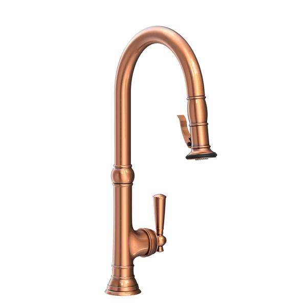 Newport Brass - Jacobean Pull-Down Kitchen Faucet - Trigger Spray