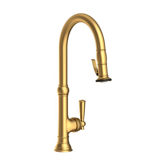 Newport Brass - Jacobean Pull-Down Kitchen Faucet - Trigger Spray