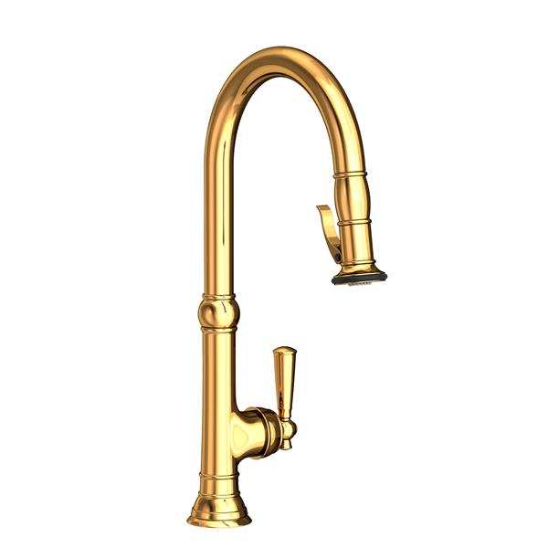 Newport Brass - Jacobean Pull-Down Kitchen Faucet - Trigger Spray