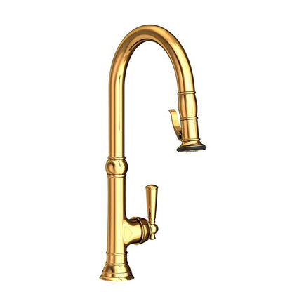 Newport Brass - Jacobean Pull-Down Kitchen Faucet - Trigger Spray