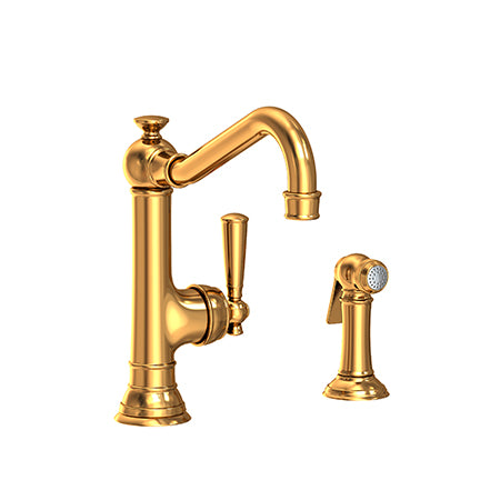 Newport Brass - Single Handle Kitchen Faucet With Side Spray