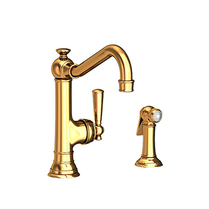 Newport Brass - Single Handle Kitchen Faucet With Side Spray