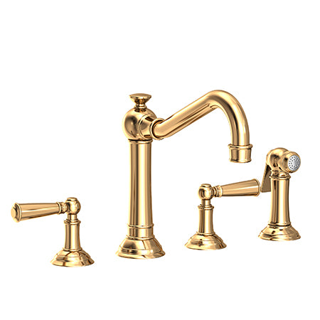 Newport Brass - Jacobean Kitchen Faucet with Side Spray