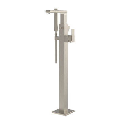 Santec - Barosa Trim - Floor Mount Tub Filler With Hand Shower