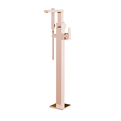 Santec - Barosa Trim - Floor Mount Tub Filler With Hand Shower