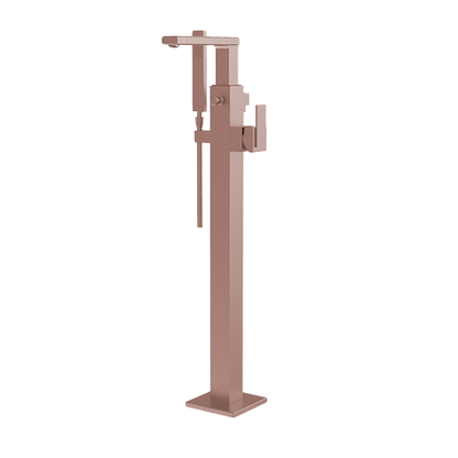 Santec - Barosa Trim - Floor Mount Tub Filler With Hand Shower
